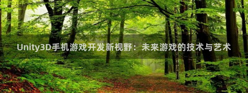 沐鸣2测速：Unity3D手机游戏开发新视野：未来游戏的技术与艺术